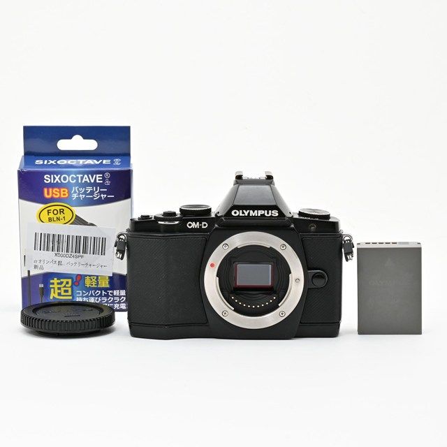 ＜並品＞ OLYMPUS OM-D E-M5 ボディ ブラック｜1605万画素ミラーレス一眼カメラ｜防塵・防滴対応｜動作良好｜実用品｜外観使用感強め｜まだまだ使えるボディ