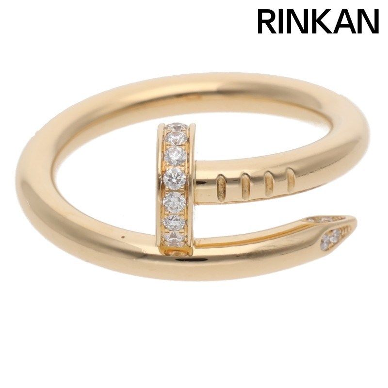 カルティエ JUSTE UN CLOU RING DIA K18YG ジュストアンクル ダイヤリング メンズ 50/10号