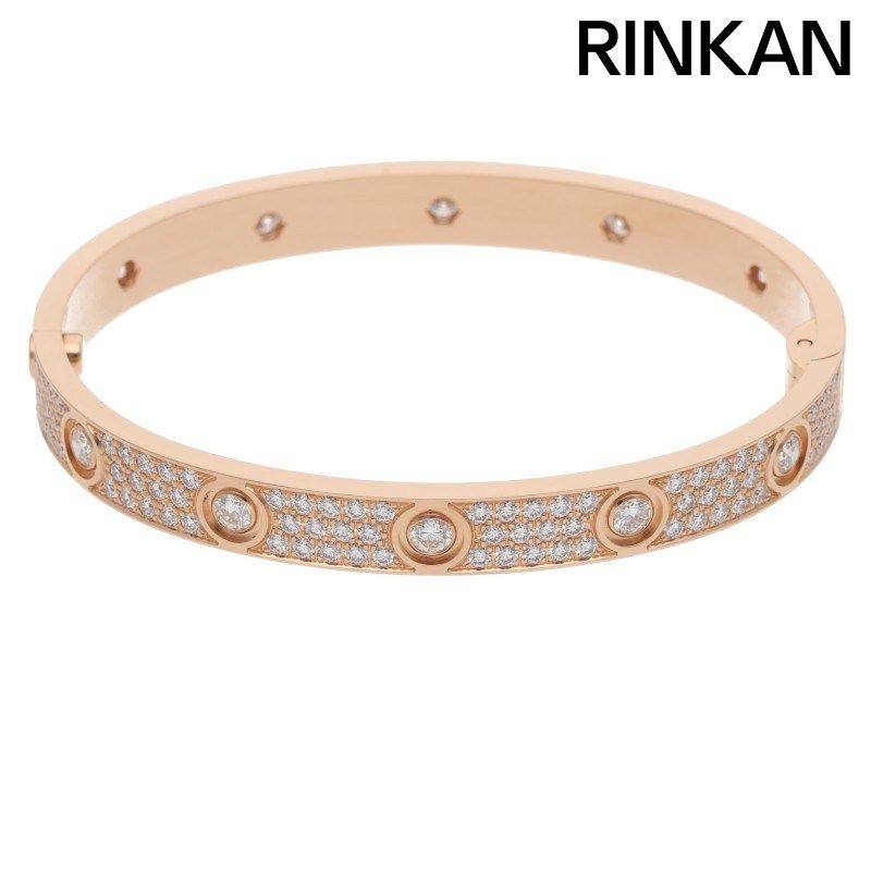 カルティエ LOVE BRACELET PAVE DIAMONDS 18KPG PAVEダイヤブレスレット メンズ 16 2,252,880円