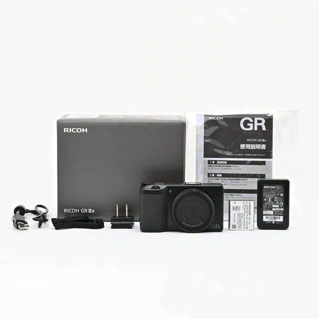 【美品】RICOH GR IIIx デジタルカメラ 【シャッター数 283】 良品＞ RICOH GR IIIx｜高級コンパクトデジタルカメラ｜シャッター数
