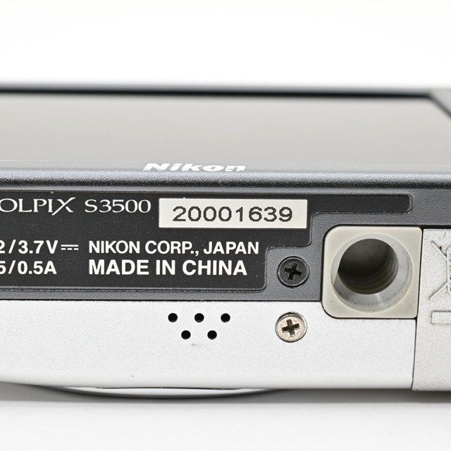 良品＞ Nikon COOLPIX S3500 クリスタルシルバー S3500SL｜光学7倍