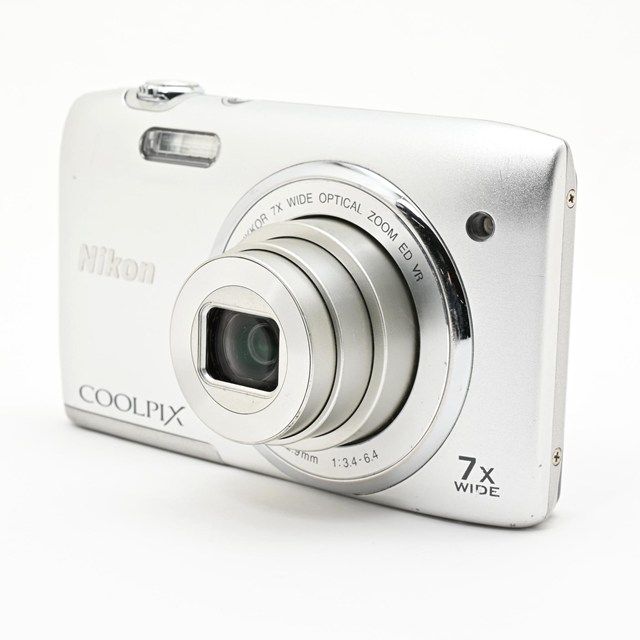 良品＞ Nikon COOLPIX S3500 クリスタルシルバー S3500SL｜光学7倍