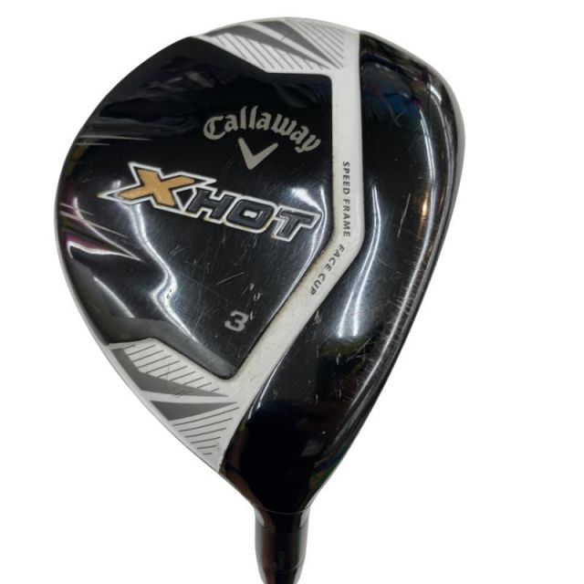 【中古】 キャロウェイ X HOT 3W フェアウェイウッド FW X HOT 60W(フェアウェイウッド) (フレックスS) メンズ 男性用 右利き 右用 Cランク ゴルフクラブ