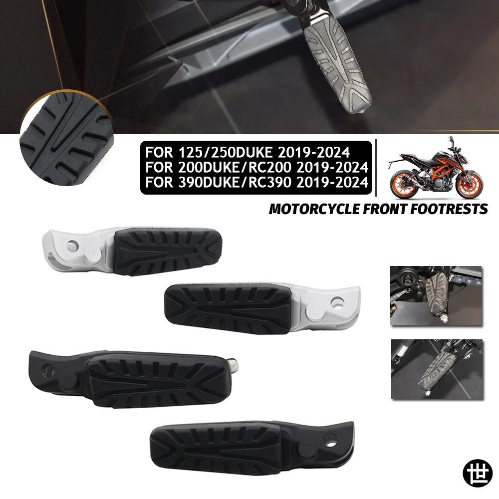 125 200 250 390 DUKE RC125 200 390 オートバイペグレスト フロントフットレスト フットペグ ペダルキット DUKE250 DUKE390 RC200 RC390