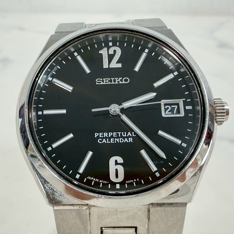 新品電池交換済み】稼働品 SEIKO 8F32-00M0 パーペチュアルカレンダー