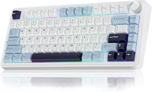 AULA F75 ラピッドトリガー キーボード メカニカル ゲーミングキーボード ワイヤレス 75% キーボード Bluetooth PBTキーキャップ・ホットスワップe dfdd4cf6