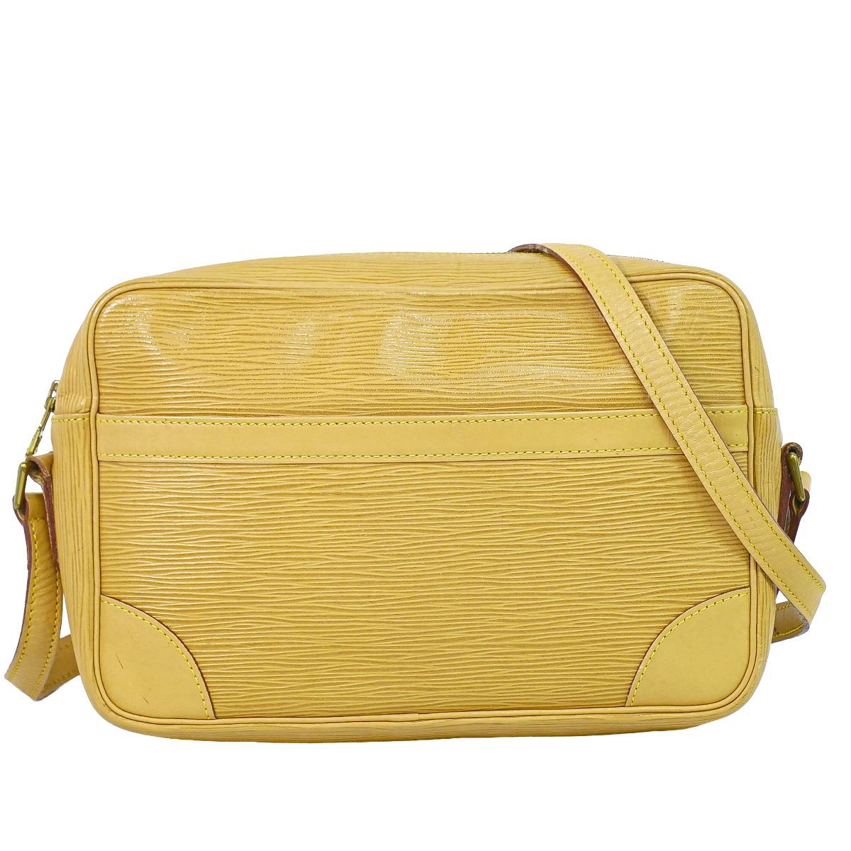 本物 ルイヴィトン LOUIS VUITTON LV トロカデロ 27 エピ レザー ショルダーバッグ ポシェット ウィニペグベージュ M52306 Trocadero ビトン バッグ 中古・