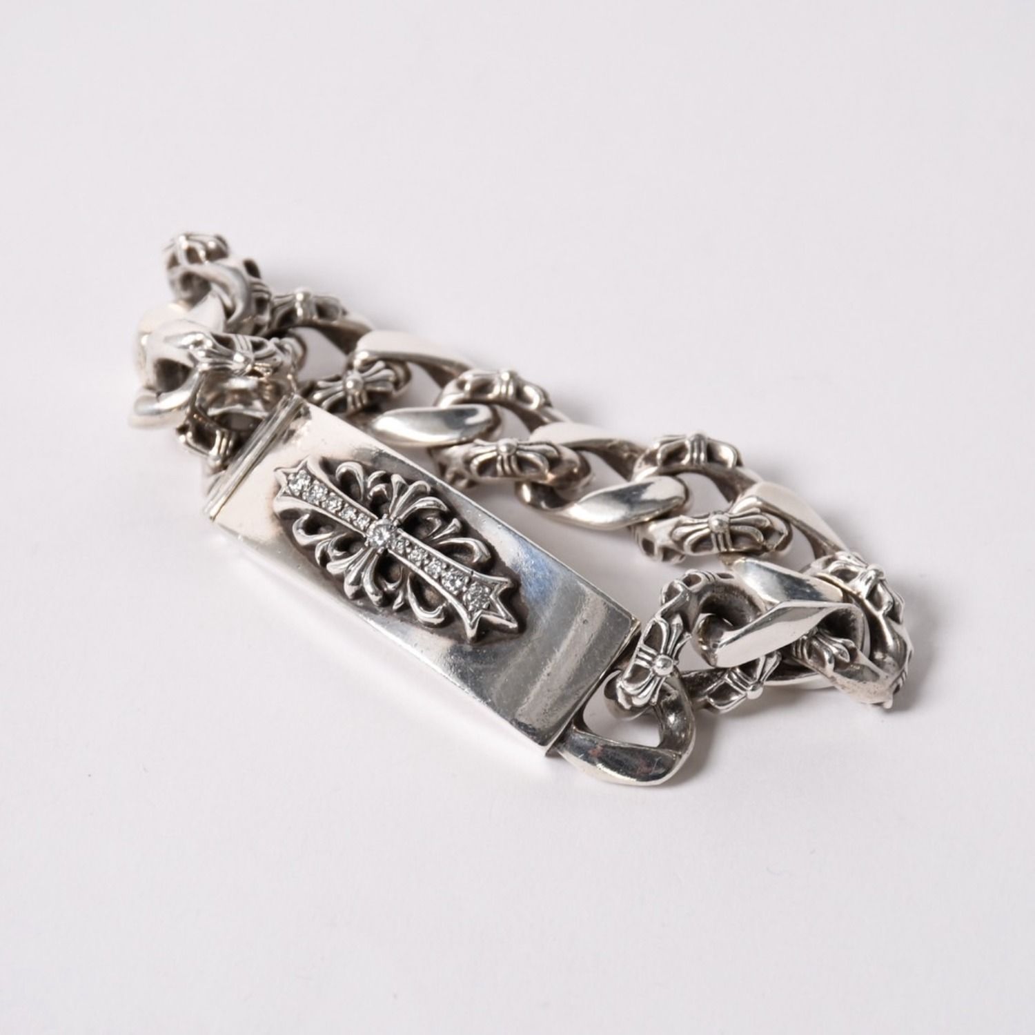 CHROME HEARTS クロムハーツ ID FLORAL CRS フローラル CHROME HEARTS クロムハーツ ID FLORAL CRS FNCY P DIA フローラル