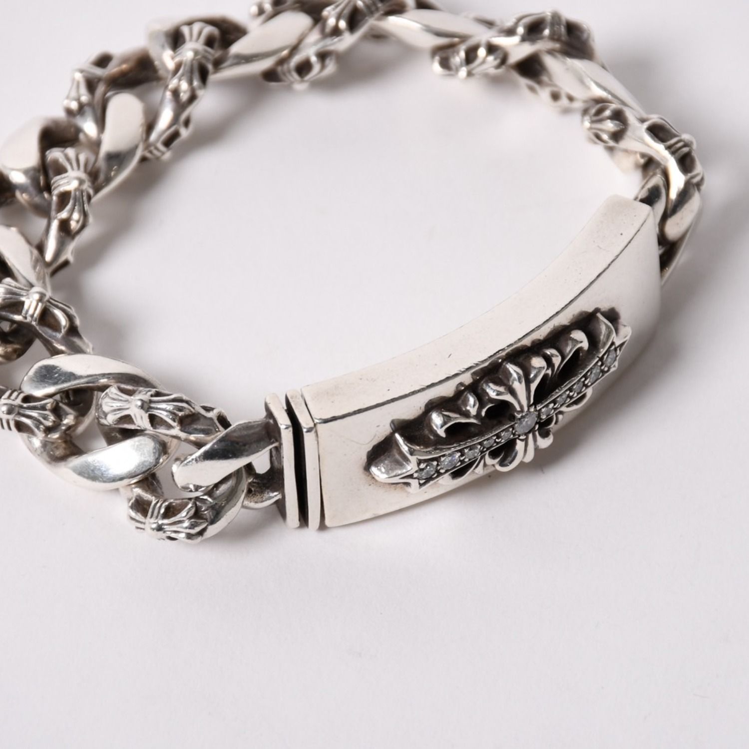 CHROME HEARTS クロムハーツ ID FLORAL CRS FNCY P DIA フローラル