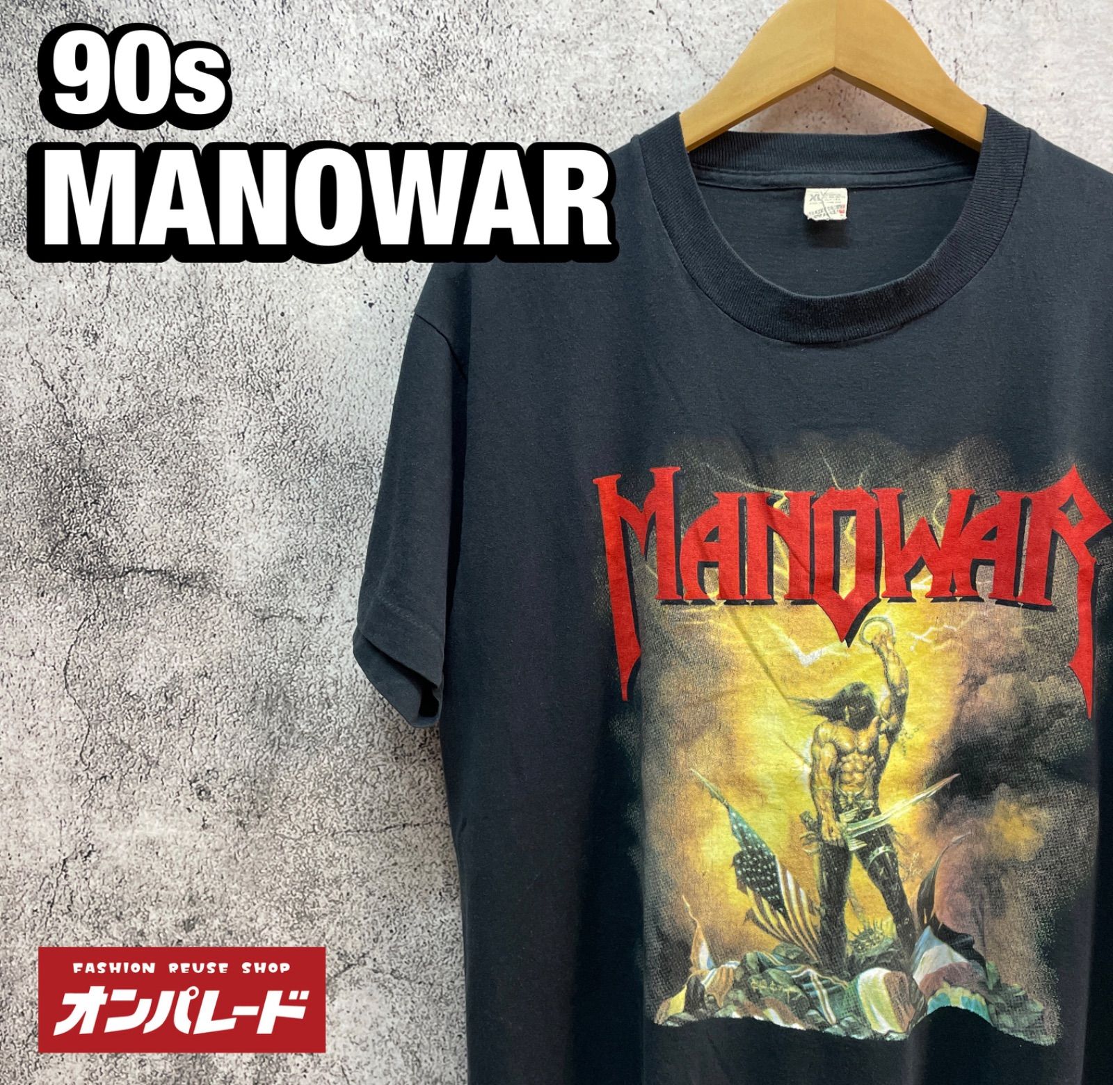 90s MANOWAR SCREEN STARS ボディ バンド Tシャツ XL
