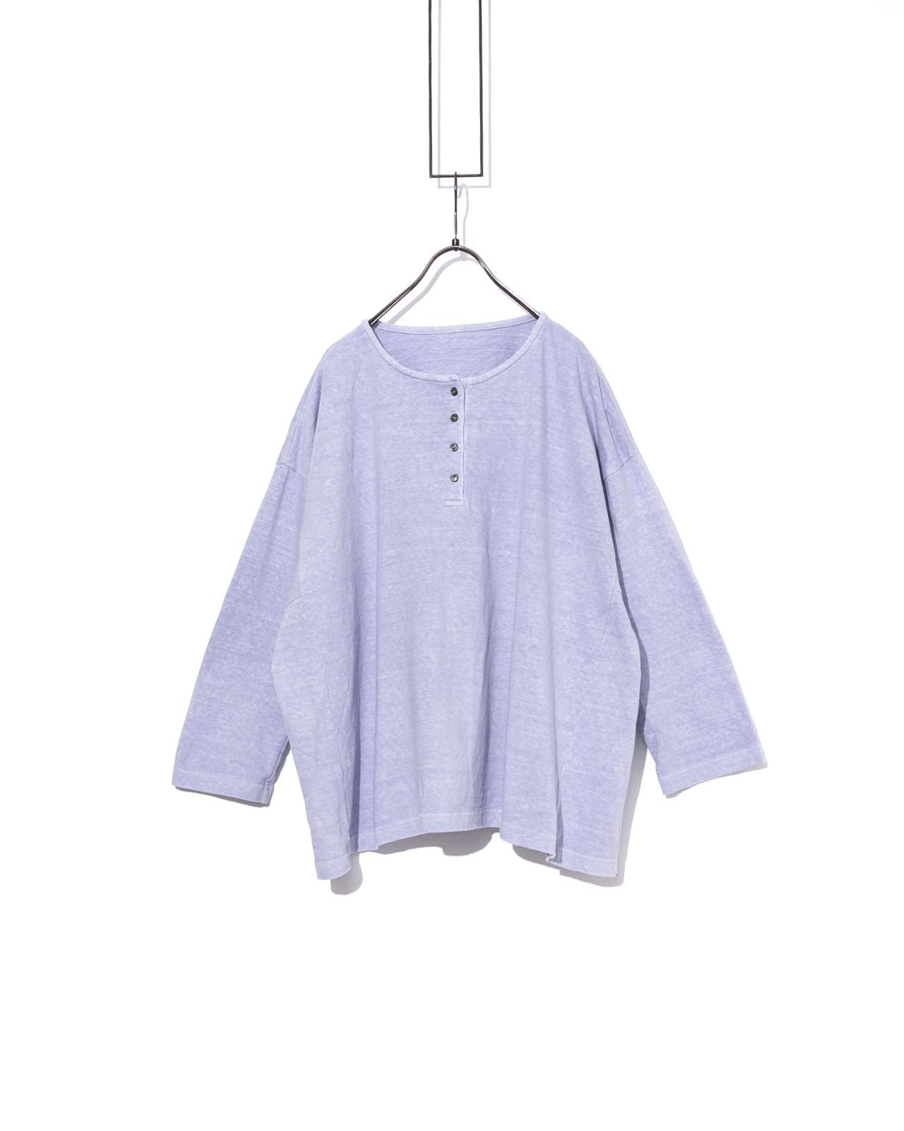 【超メルカリ市価格】nest Robe　ネストローブUpcycle Linoアップサイクルリノ　ピグメント染めプルオーバーカットソー 01241-1486
