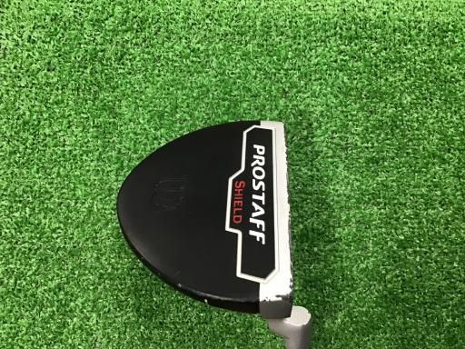 【中古】 ウィルソン PROSTAFF SHIELD 34インチ(FAT) パター PT スチール (フレックスその他) メンズ 男性用 右利き 右用 Cランク ゴルフクラブ