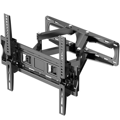 テレビ壁掛け金具アーム26~65 インチ液晶 4K LED LCD 対応,チルト&スイベル最大VESA 400x400mm,耐荷重45kg,可動式壁掛けtvウォールスタンド左右回転/前後/上下向き角度調整可能,フルモーション式 32 40 4 7bb25e4d