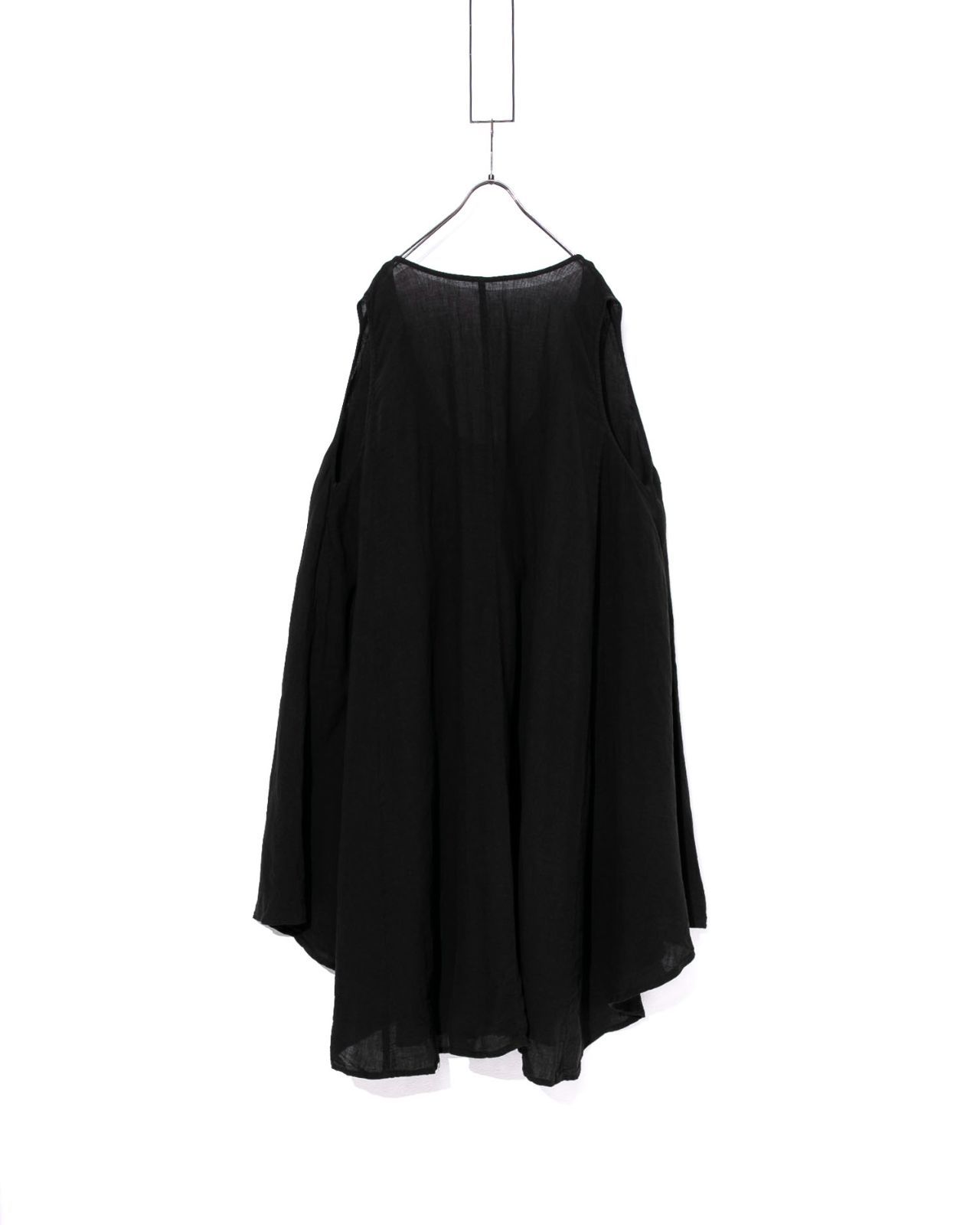 【超メルカリ市価格】nest Robe　ネストローブ　リネン サークルヘムノースリーブワンピース01232-1385