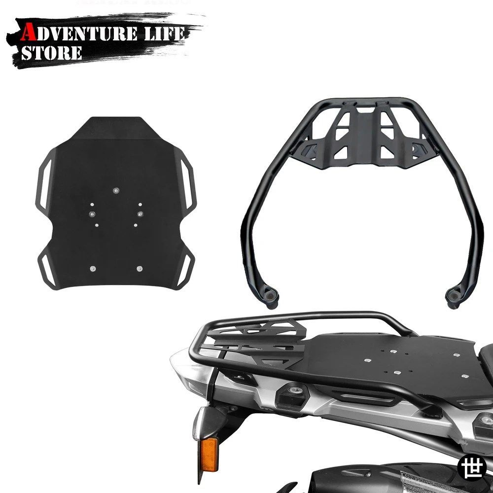 BMW R1200GS LC ADVENTURE R1250GS ADV用リアシートエリアカバープレートとラックピリオンラゲッジレールカバーキャリア 2014-2023