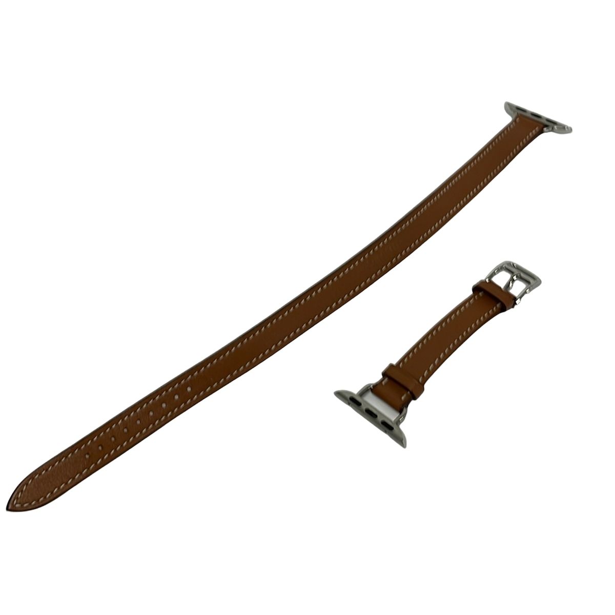 HERMES(エルメス) 小物美品 ブラウン 腕時計替えベルト/アップルウォッチ用替えベルト レザー