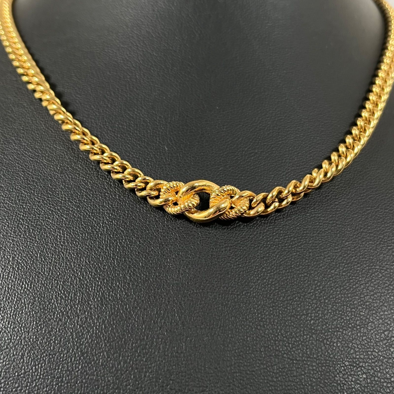 管2605-298】Christian Dior クリスチャンディオール CDロゴ ゴールド 