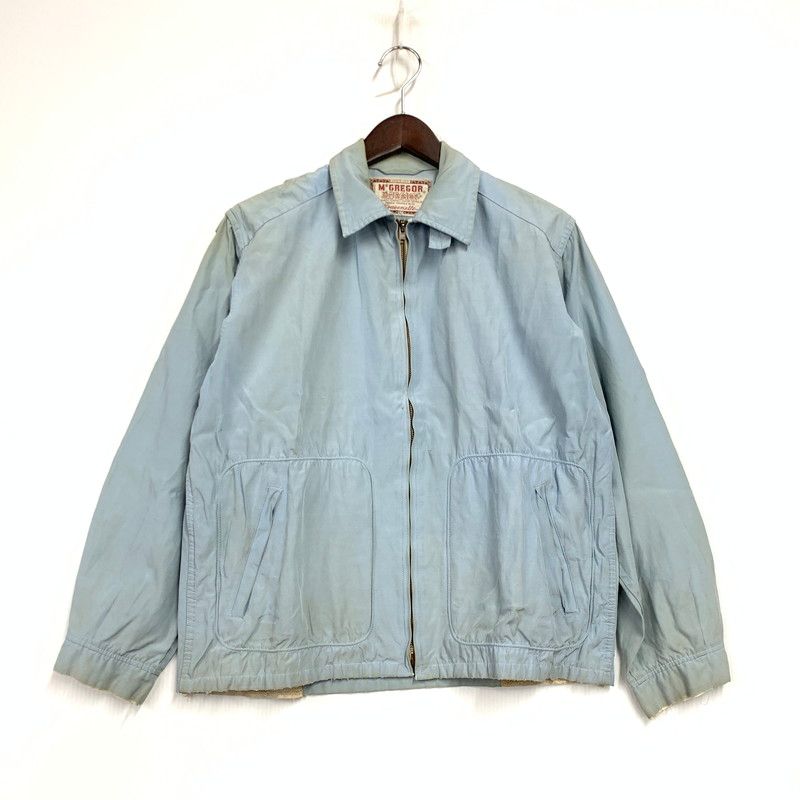 【現状渡し品】 MCGREGOR マックレガー IDEAL ZIP アイディール ジップ USA製 60S JACKET ジャケット アウター 【146-260531-ya-07-izu】