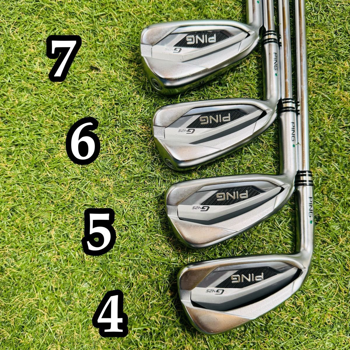 PING g425 レフティ　アイアンセット 7本セット レフティー】初心者推奨 ピン G425 緑ドット メンズアイアンセット 7本