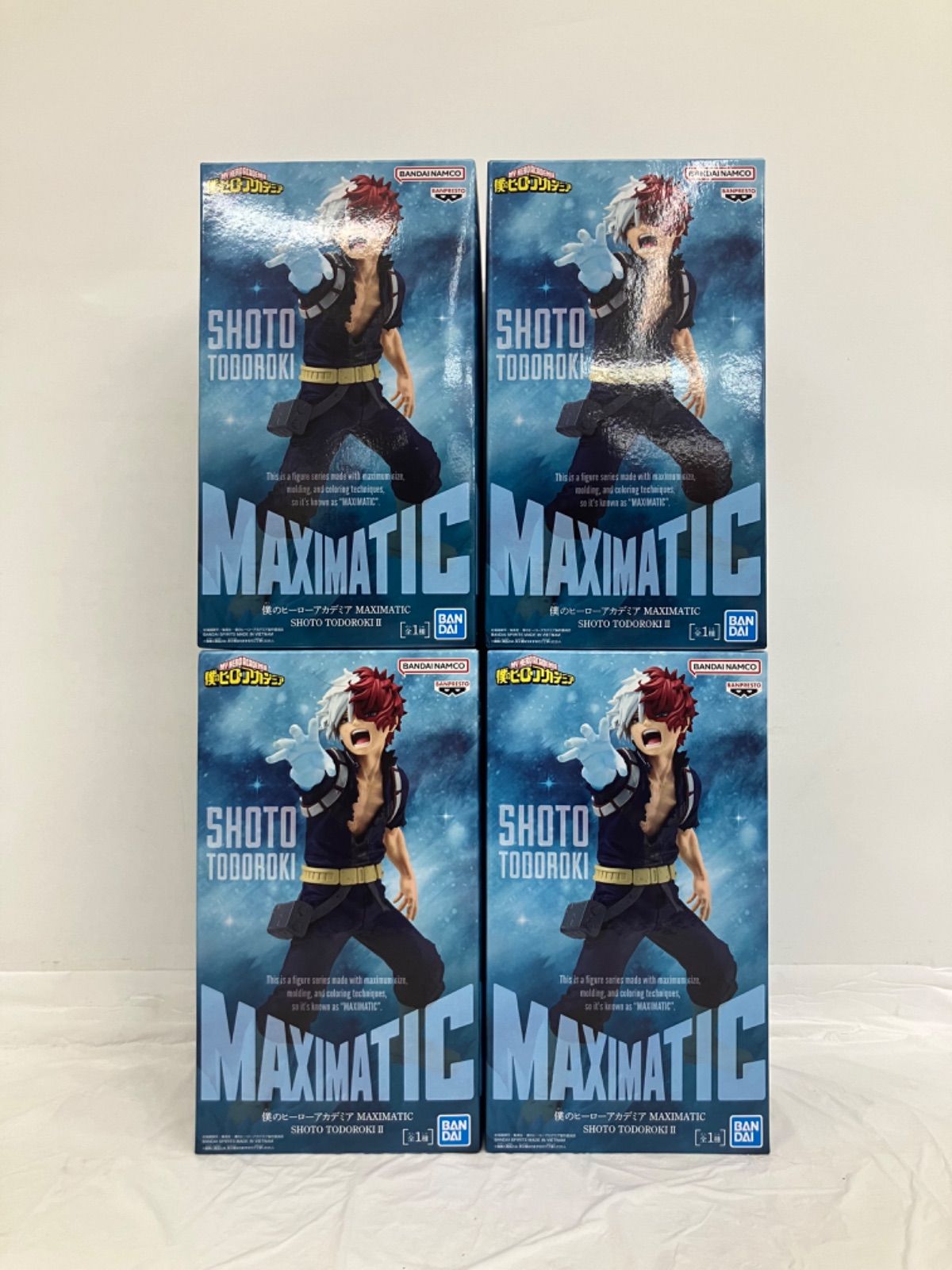 未開封 僕のヒーローアカデミア maximatic 轟焦凍 フィギュア 4個