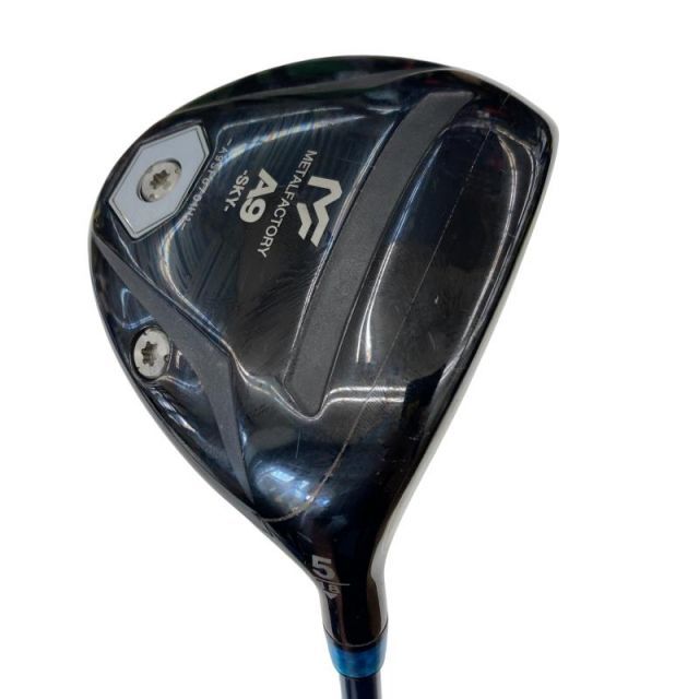 【中古】 朝日ゴルフ METAL FACTORY A9 SKY(ブラック) 5W フェアウェイウッド FW 純正特注シャフト (フレックスX) メンズ 男性用 右利き 右用 Cランク ゴルフクラブ