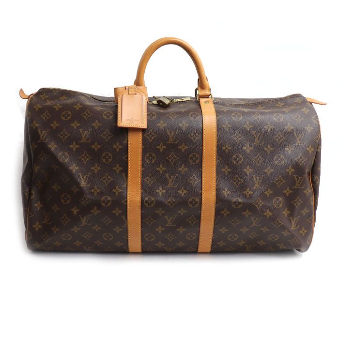 LOUIS VUITTON ルイ・ヴィトン キーポル55 ボストンバッグ モノグラム ブラウン M41424 SP1924 ユニセックス 中古