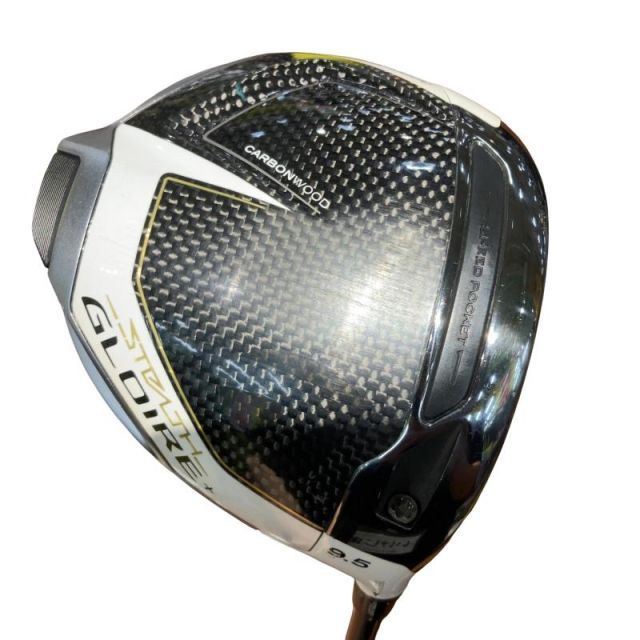 【中古】 テーラーメイド STEALTH GLOIRE+ 9.5° ドライバー DR Tour AD CQ-5 (フレックスS) メンズ 男性用 右利き 右用 Cランク ゴルフクラブ