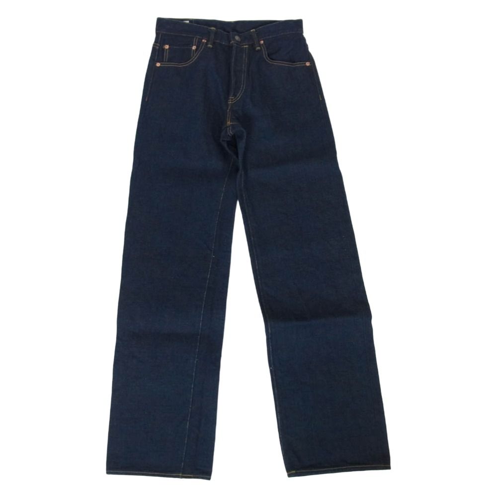 ONI DENIM 鬼デニム ONI200ZR-OLV Secret Denim weft Olive Wide Straight 20oz シークレットデニム 緯糸オリーブ ワイドストレート デニム パンツ W30 インディゴブルー 30【極上美品】【中古】