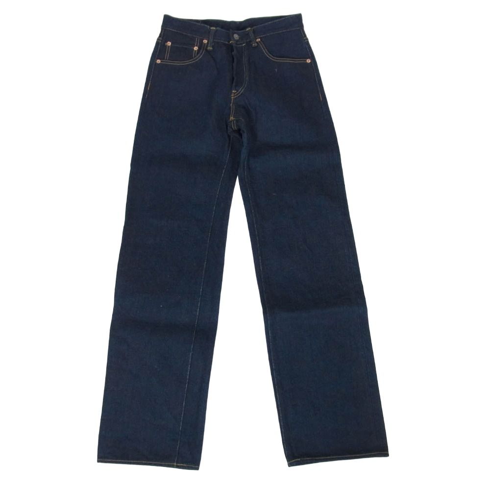 ONI DENIM 鬼デニム ONI200ZR-OLV Secret Denim weft Olive Wide Straight 20oz シークレットデニム 緯糸オリーブ ワイドストレート デニム パンツ W29 インディゴブルー 29【極上美品】【中古】