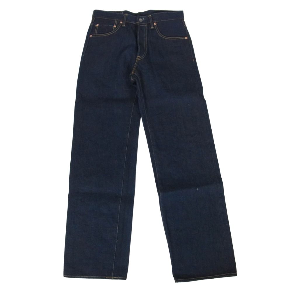 ONI DENIM 鬼デニム ONI200ZR-OLV Secret Denim weft Olive Wide Straight 20oz シークレットデニム 緯糸オリーブ ワイドストレート デニム パンツ W31 インディゴブルー 31【極上美品】【中古】