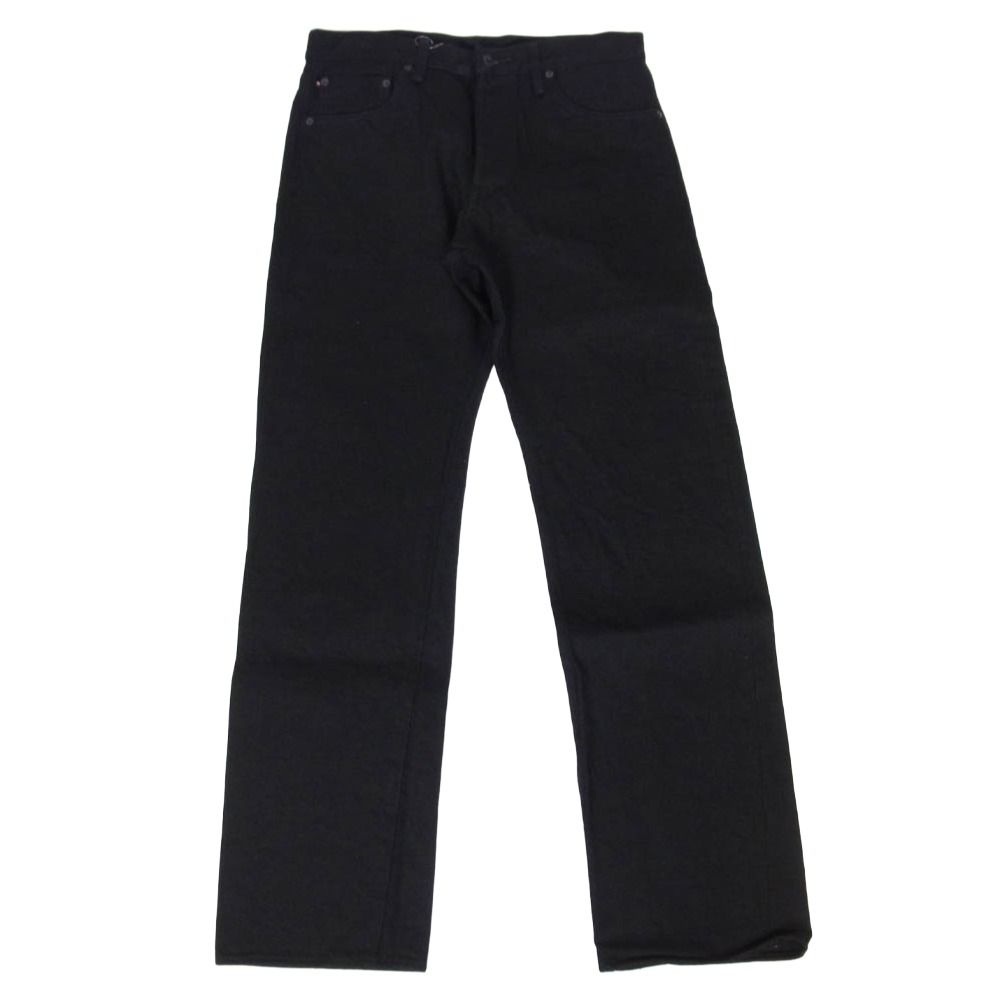 ONI DENIM 鬼デニム ONI288ZR-BKBK 20oz シークレット ブラックデニム レギュラーストレート デニム パンツ W34 ブラック系 34【極上美品】【中古】