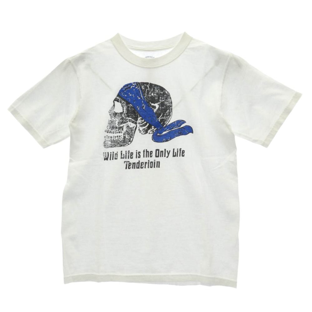 TENDERLOIN テンダーロイン T-TEE B.S バンダナ スカル Tシャツ S【中古】