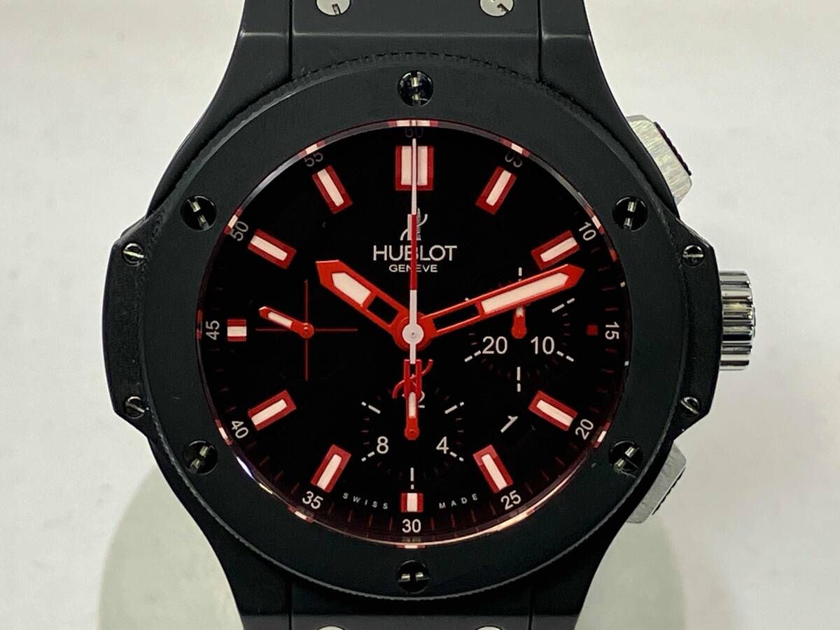 【BOX付】 HUBLOT ウブロ ビッグバン レッドマジック 301.CI.1123.GR 自動巻き ウォッチ 腕時計
