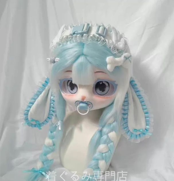 犬　猫　着ぐるみ ヘッド全頭　ヘッド ケモノ ファースーツ ぬいぐるみ コスプレ コスチューム Kurumi 一点物 C284