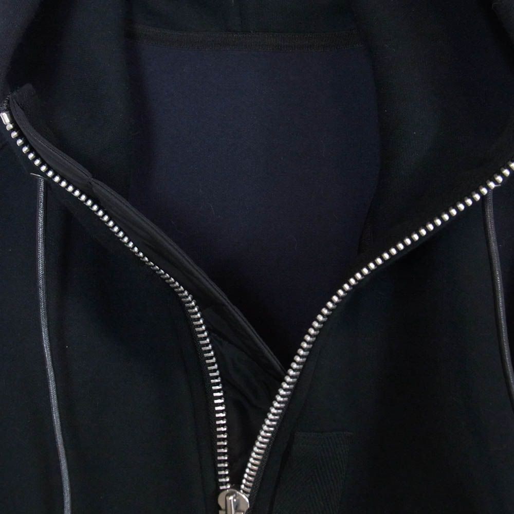 Sacai サカイ 25-03788M Sponge Sweat Hoodie 再構築 MA-1ドッキング スポンジスウェット ジップパーカー ブラック系 S 2【中古】