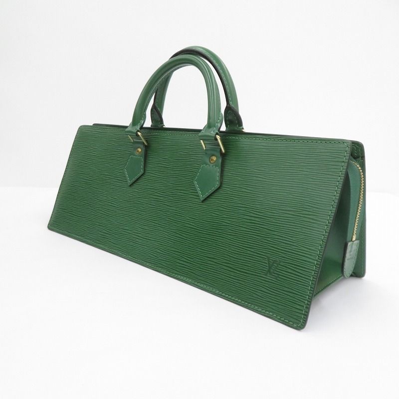 【瀬戸大橋店】 中古 LOUIS VUITTON | ルイ・ヴィトン ハンドバッグ サックトリアングル エピ M52094 エピ グリーン 【122】