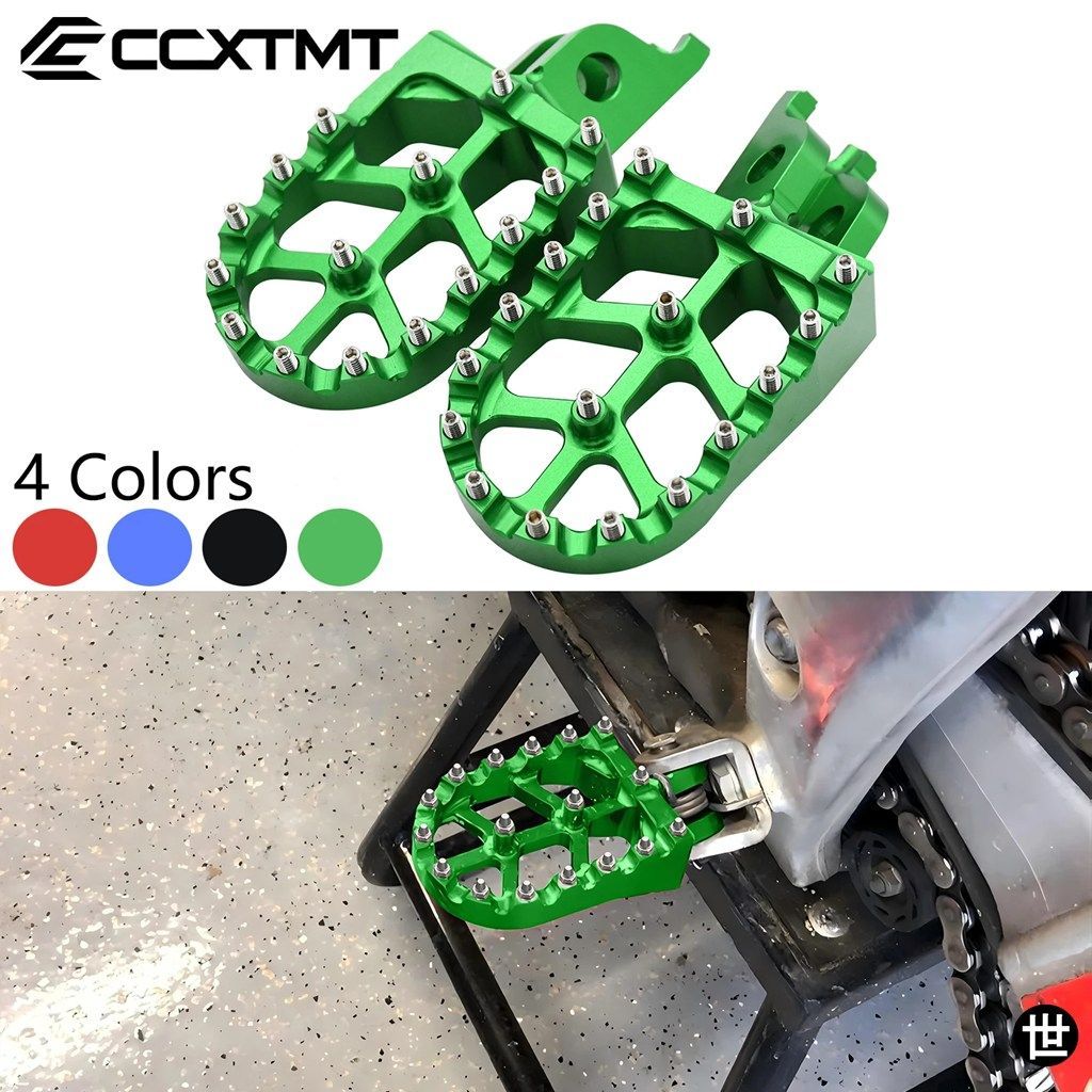 加工のペダルフットペグカワサキ KX KLX KXF 250 450 250F 450F 250X 450X 450R 2006 - 11-2021 用フットペグ