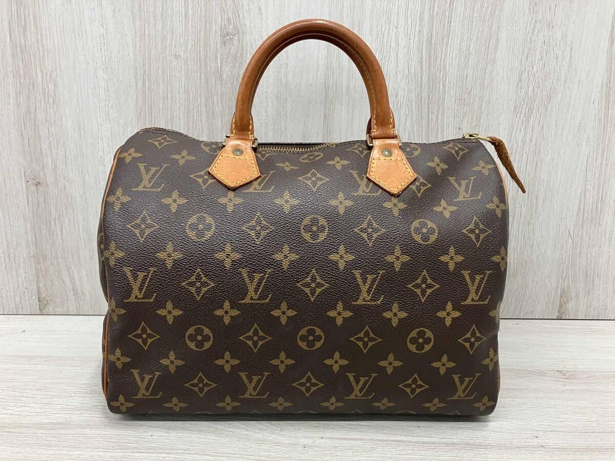 ルイヴィトン　LOUIS VUITTON／モノグラム ／スピーディ30 ハンドバッグ　鑑定書・パドロック・キー付