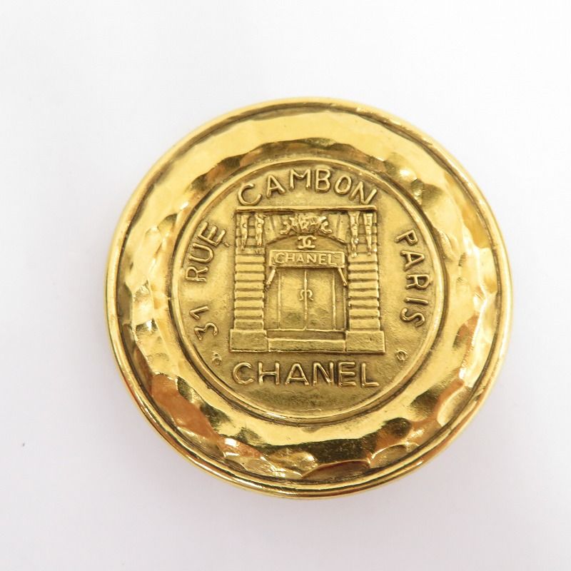 【瀬戸大橋店】 中古 CHANEL | シャネル ブローチ 31 RUE CAMBON PARIS - ゴールド 【135】 23,616円