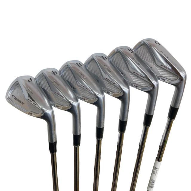 【中古】 ブリヂストン TOUR B X-BLADE 6S アイアンセット IR 純正特注シャフト (フレックスS) メンズ 男性用 右利き 右用 Cランク ゴルフクラブ