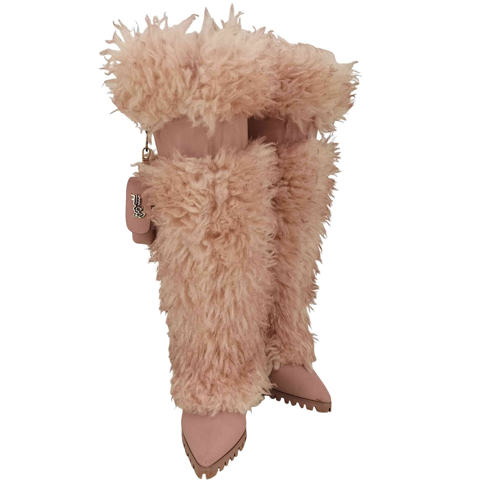 イエロー YELLO 24aw COTTON CANDY LONG BOOTS レディース JPN：L