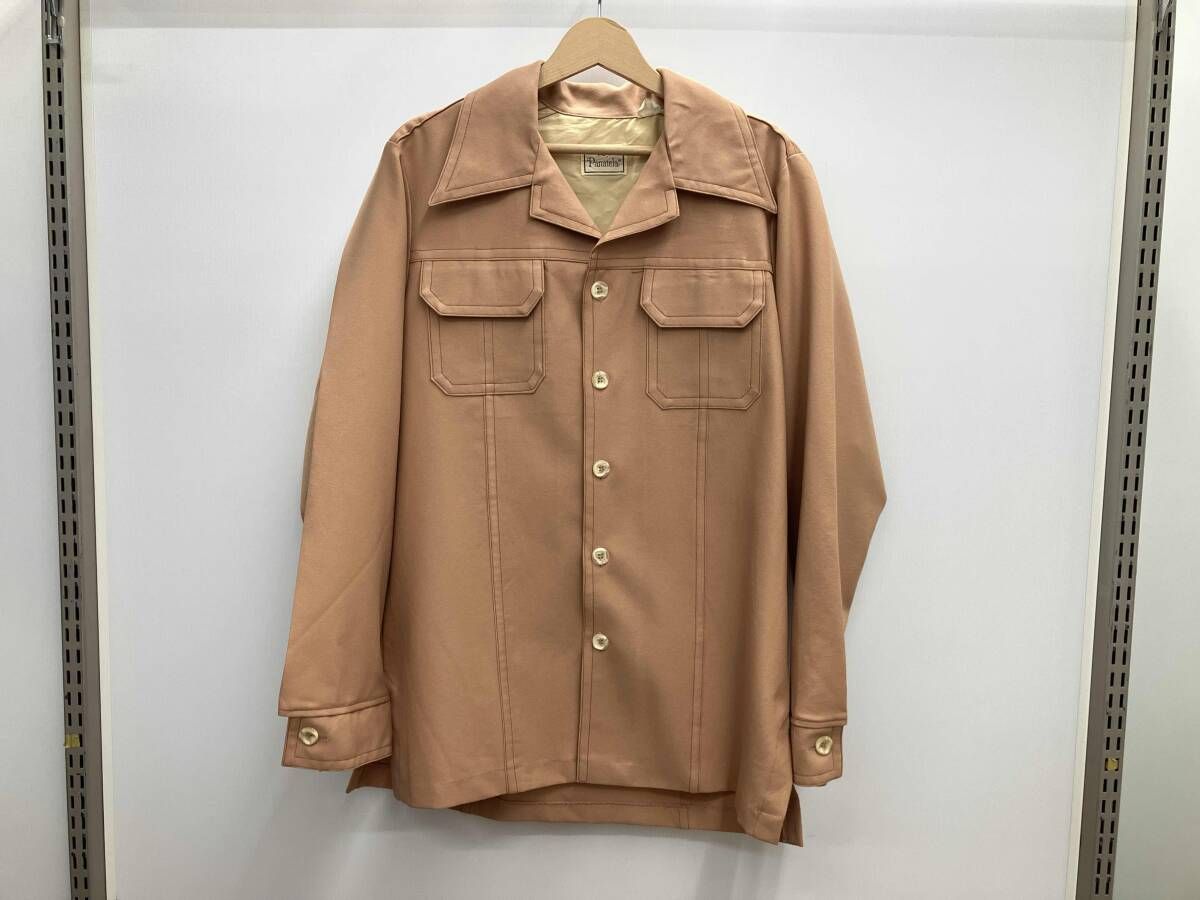 LEVI'S リーバイス 1970's Panatela パナテラ 長袖シャツ ヴィンテージ ウエスタン ヒッピー 古着 ヴィンテージ サイズXL ベージュ