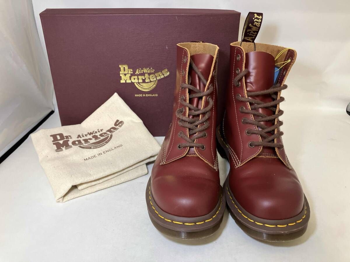 DR. MARTENS ドクターマーチン　VINTAGE1460 OXBLOOD 8ホールブーツ　レザーブーツ　箱　内袋付