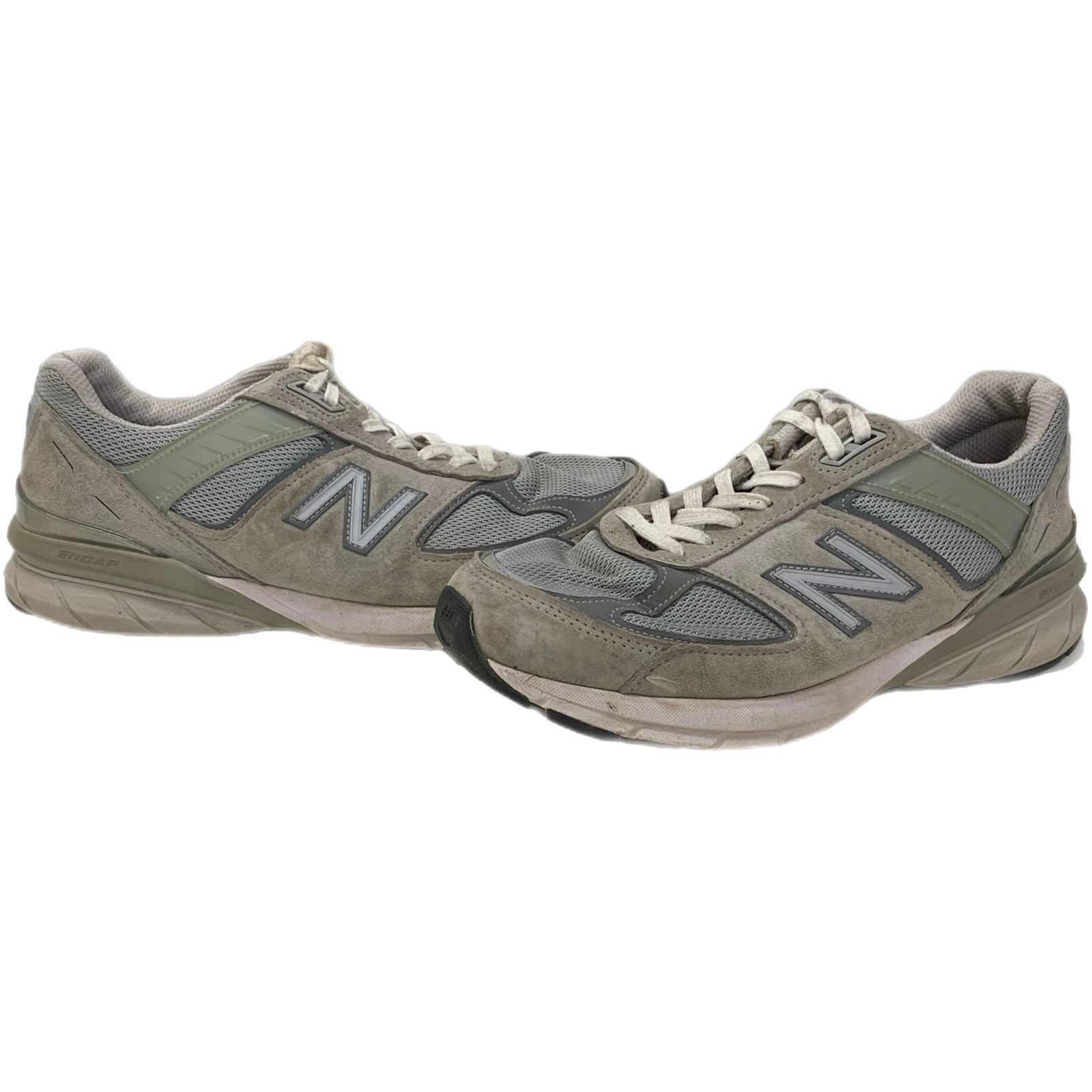 ニューバランス new balance 990V5 USA製 M990GL5 メンズ靴 スニーカー グレー 26.5cmサイズ 201-shoes1755