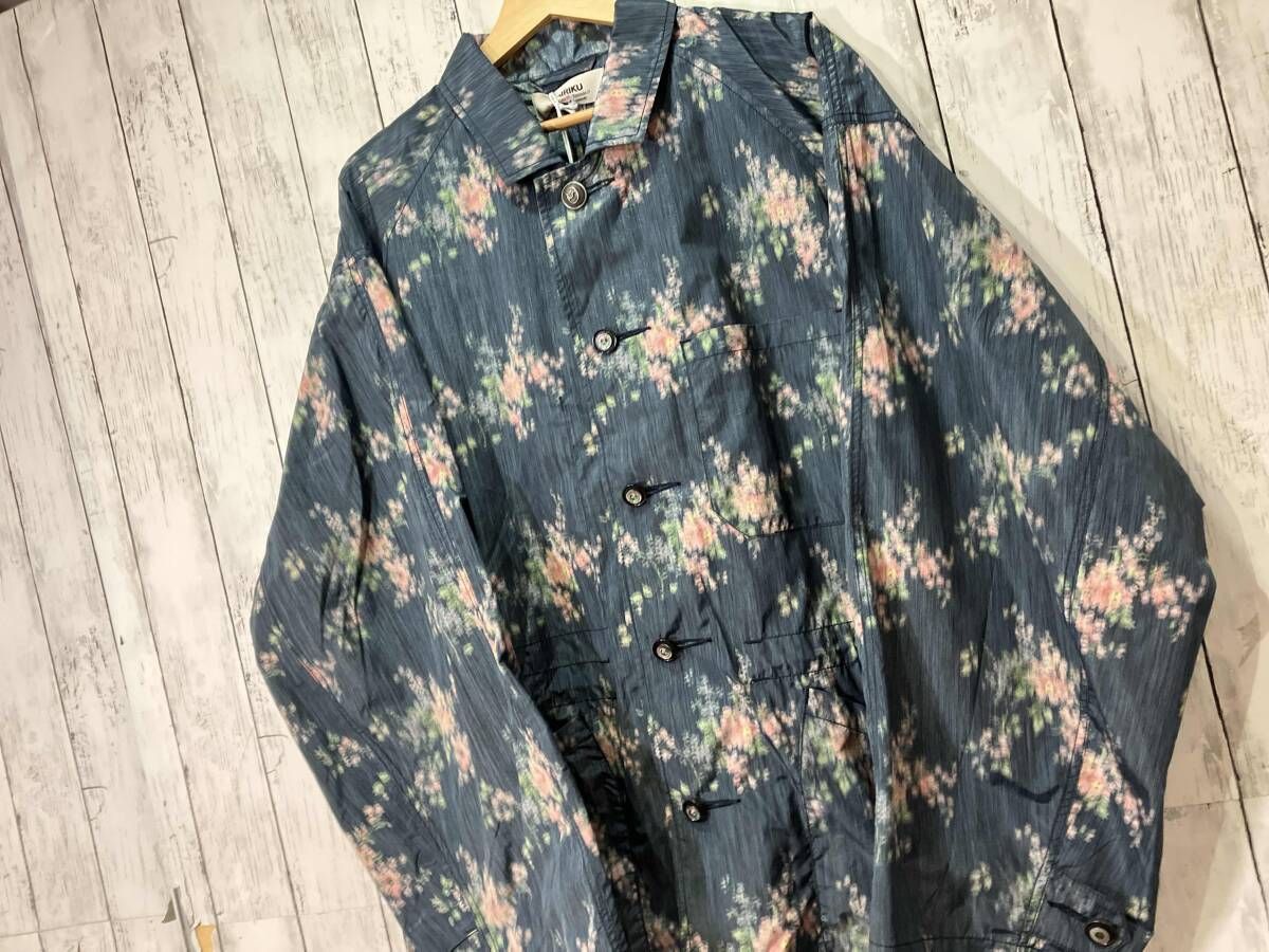 DAIRIKU FREURBIG SLEEVE WORK JACKET 花柄　サイズS
