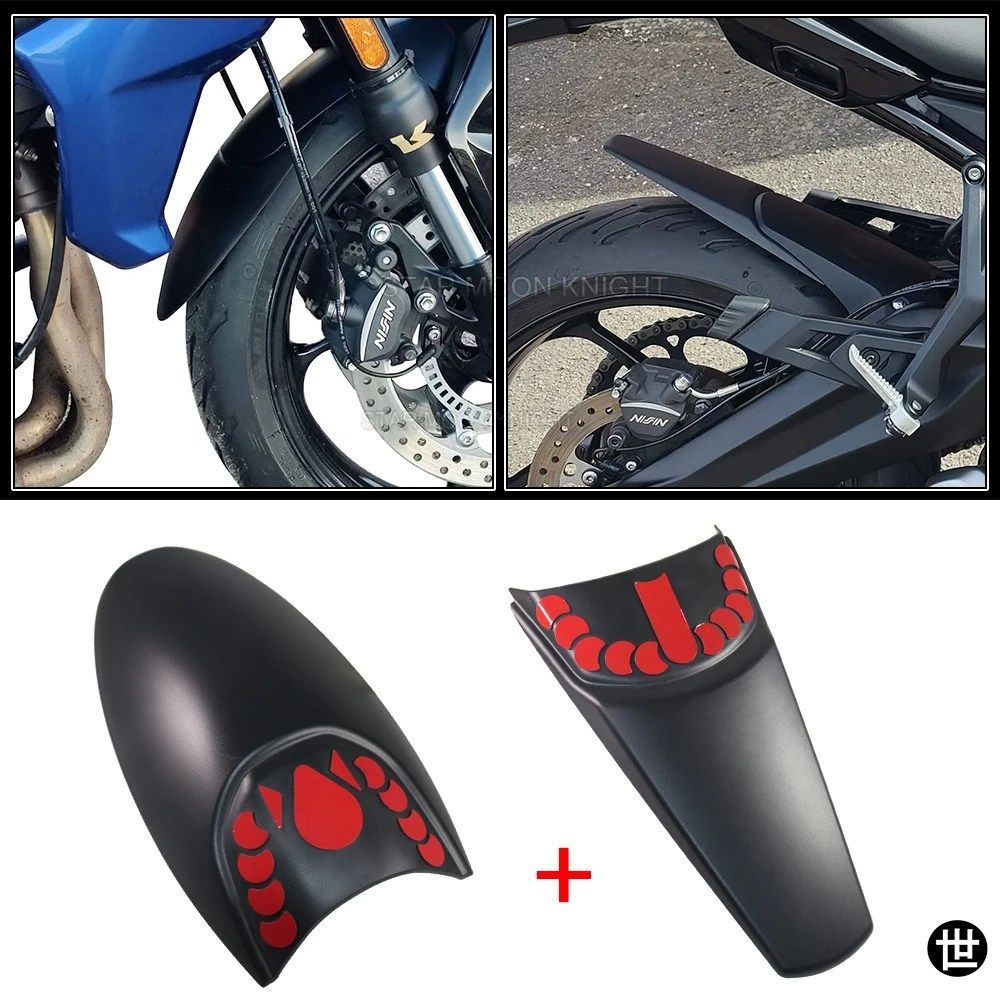 TIGER SPORT 660 SPORT660 2022 2023用 - オートバイアクセサリー ABS フロントフェンダーハガー リアマッドガードエクステンダー