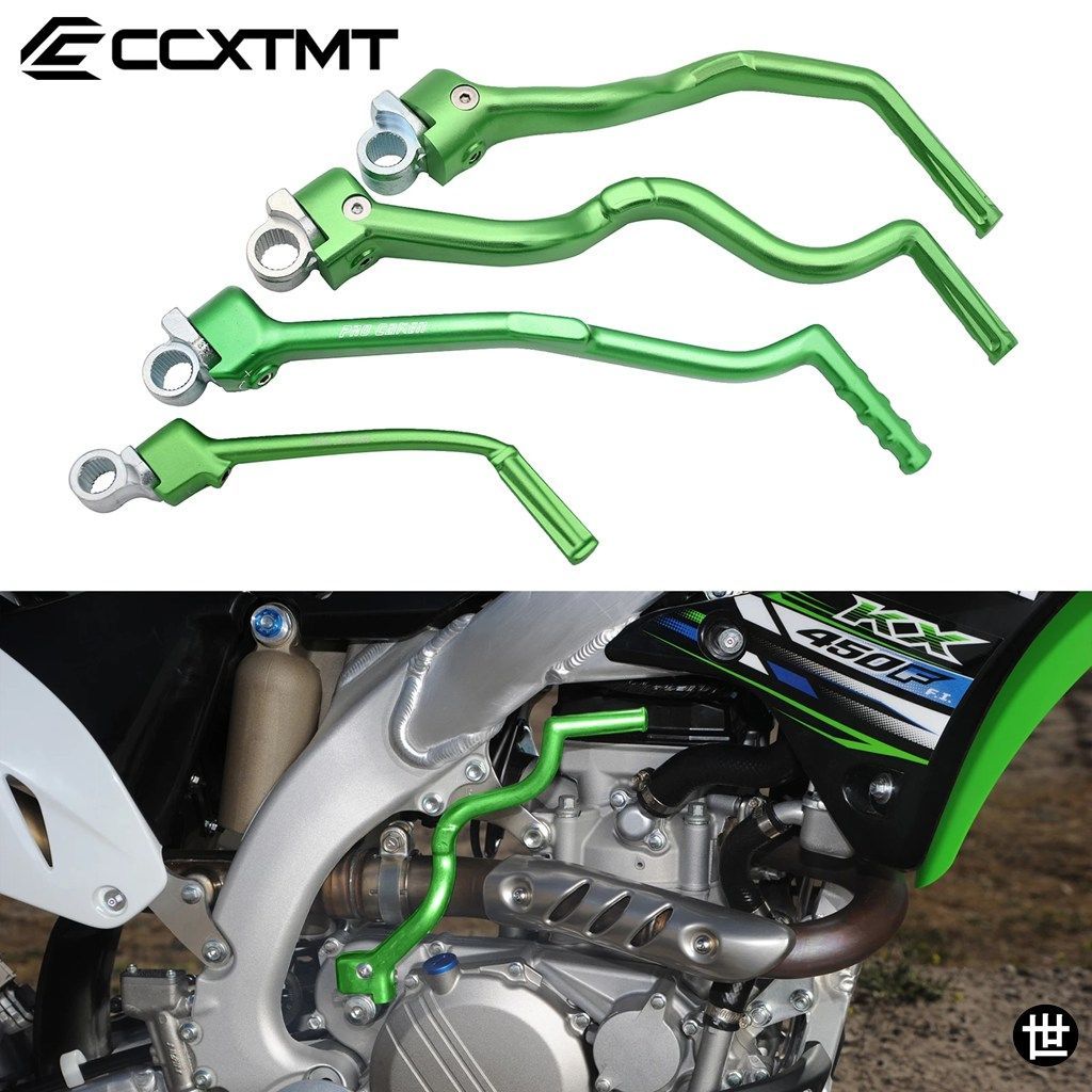 カワサキ KX85 KX100 KX250F KX450F KLX450R 用 アルミキックスタートスターターレバーペダル部品