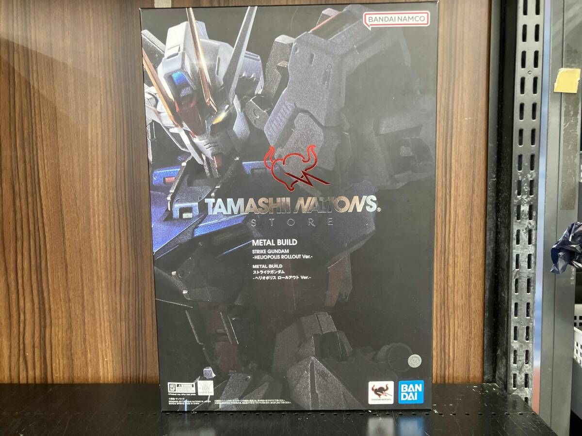 現状品 METAL BUILD ストライクガンダム -ヘリオポリス ロｰルアウトVer. - 魂ウェブ商店限定 機動戦士ガンダムSEED