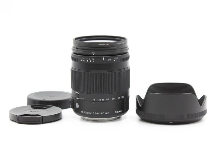 【美品】 SIGMA シグマ 18-200mm F3.5-6.3 DC OS キャノン用 #LE2027953