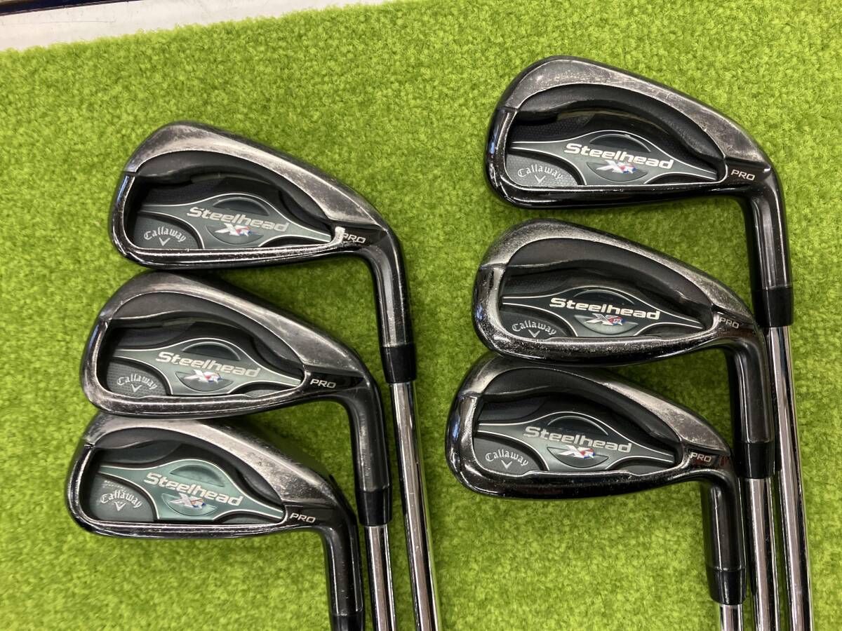 Callaway キャロウェイSTEELHEAD XR PRO アイアンセット N.S.PRO950GH フレックスS ６本セット 21,049円